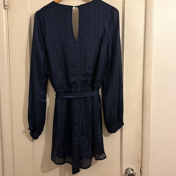 All in Favor shimmery romper - Picture 2 of 7